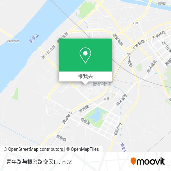 青年路与振兴路交叉口地图