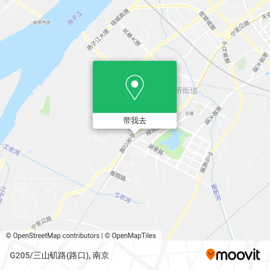 G205/三山矶路(路口)地图