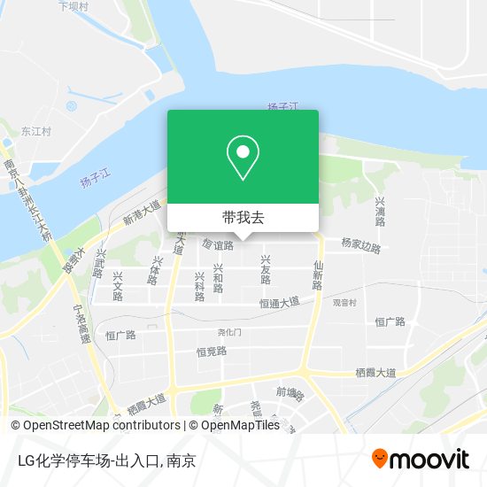 LG化学停车场-出入口地图