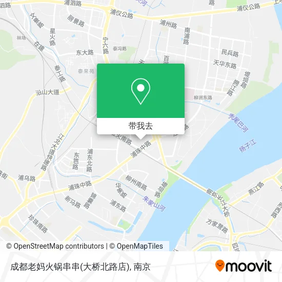成都老妈火锅串串(大桥北路店)地图