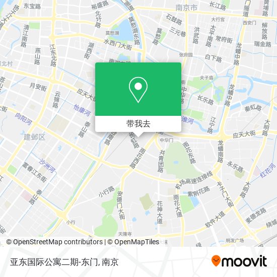 亚东国际公寓二期-东门地图