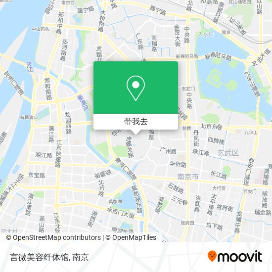 言微美容纤体馆地图