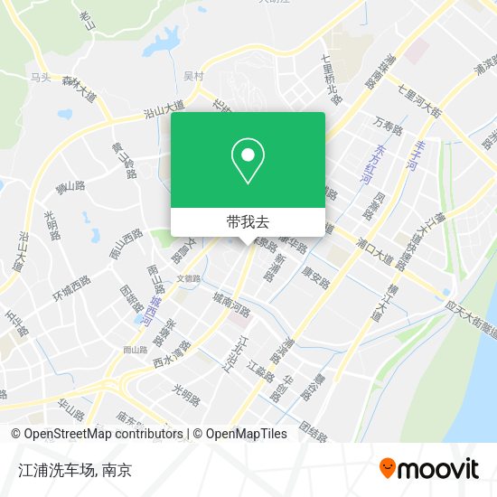 江浦洗车场地图