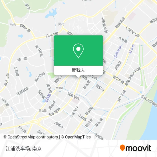 江浦洗车场地图