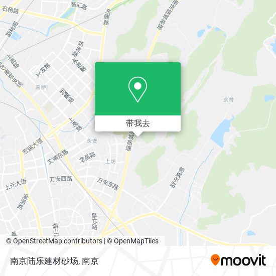 南京陆乐建材砂场地图