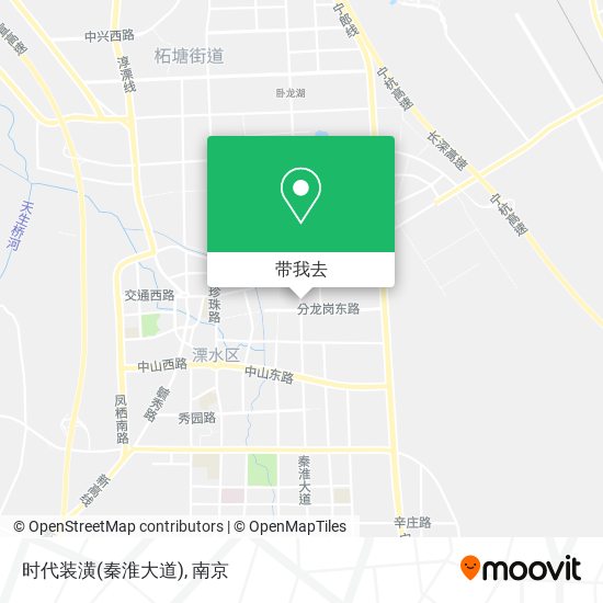 时代装潢(秦淮大道)地图