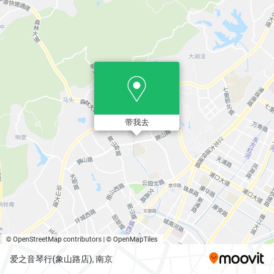 爱之音琴行(象山路店)地图