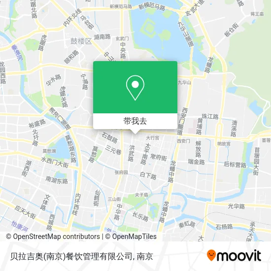 贝拉吉奥(南京)餐饮管理有限公司地图