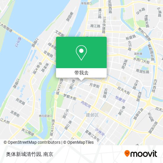 奥体新城清竹园地图