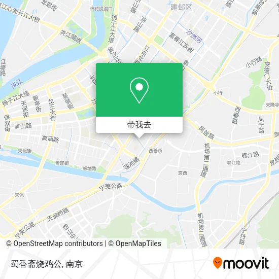蜀香斋烧鸡公地图
