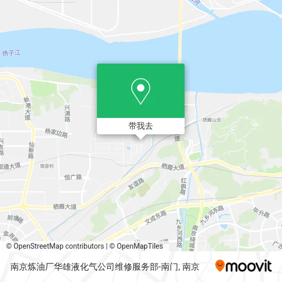 南京炼油厂华雄液化气公司维修服务部-南门地图