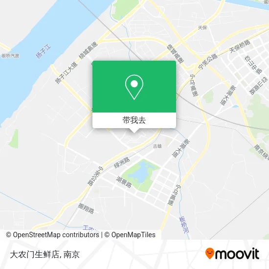 大农门生鲜店地图