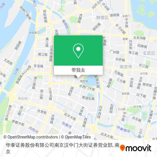 华泰证券股份有限公司南京汉中门大街证券营业部地图