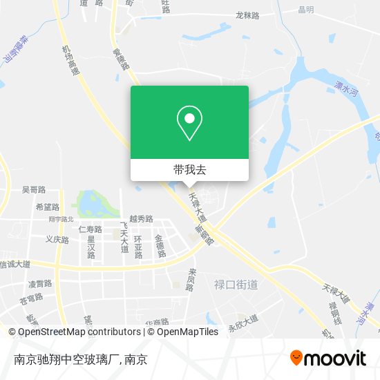 南京驰翔中空玻璃厂地图