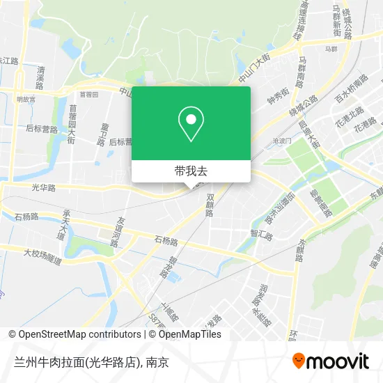 兰州牛肉拉面(光华路店)地图