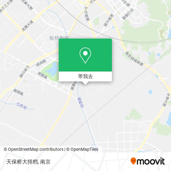 天保桥大排档地图