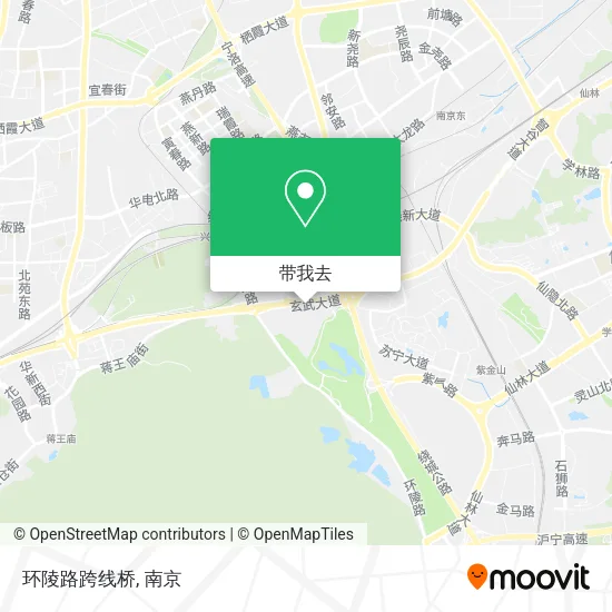 环陵路跨线桥地图