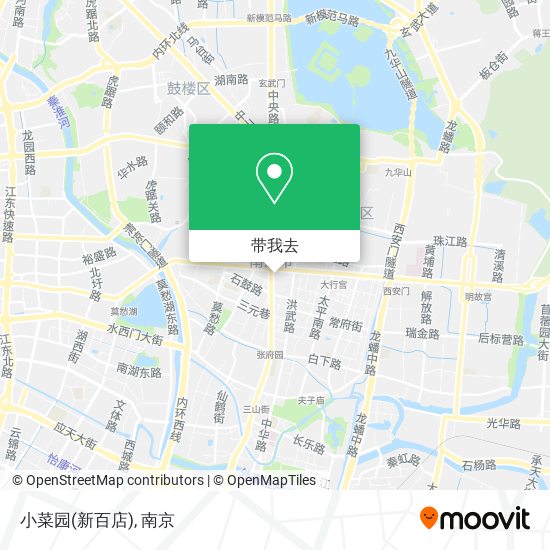 小菜园(新百店)地图