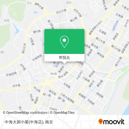 中海大厨小菜(中海店)地图