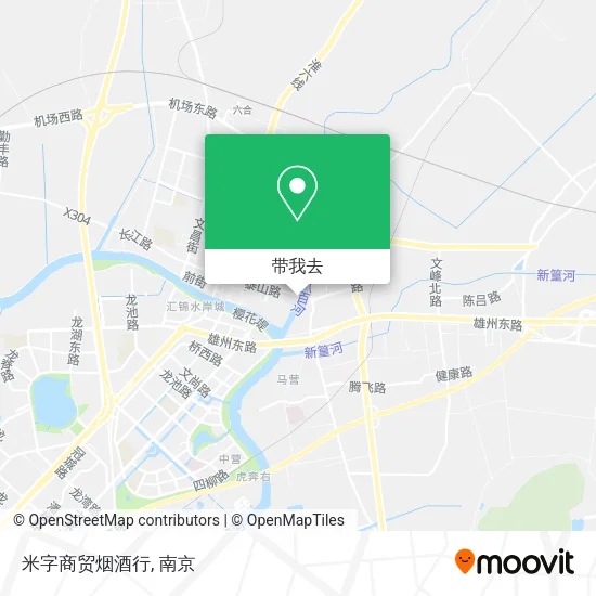 米字商贸烟酒行地图