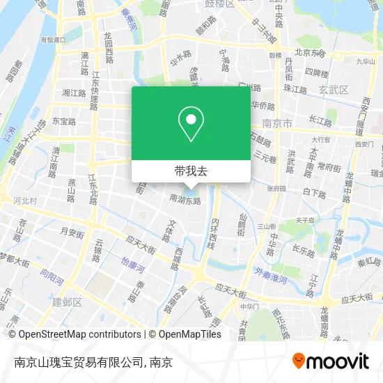 南京山瑰宝贸易有限公司地图