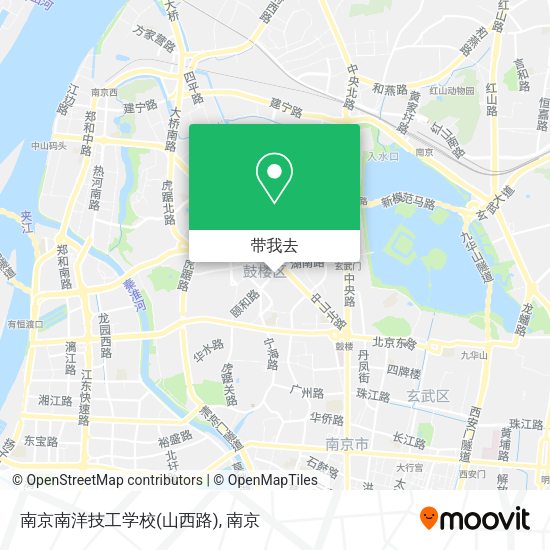 南京南洋技工学校(山西路)地图