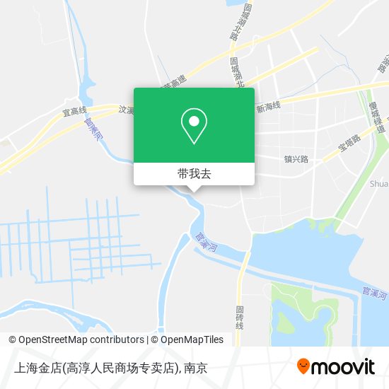 上海金店(高淳人民商场专卖店)地图