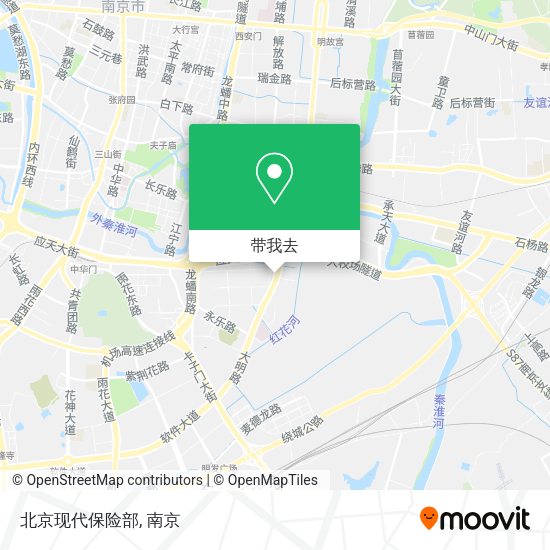 北京现代保险部地图