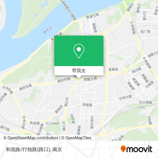和燕路/行知路(路口)地图