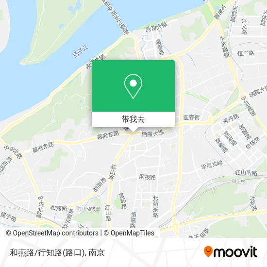 和燕路/行知路(路口)地图