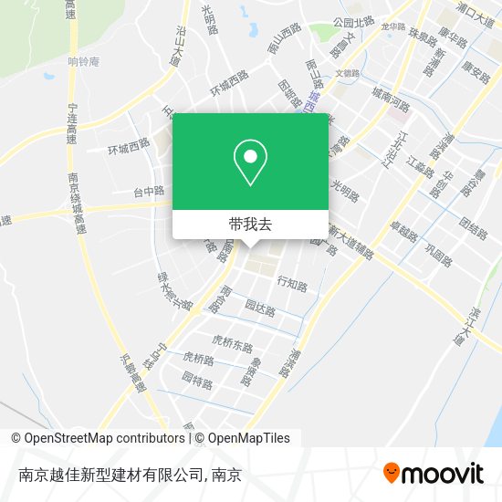 南京越佳新型建材有限公司地图