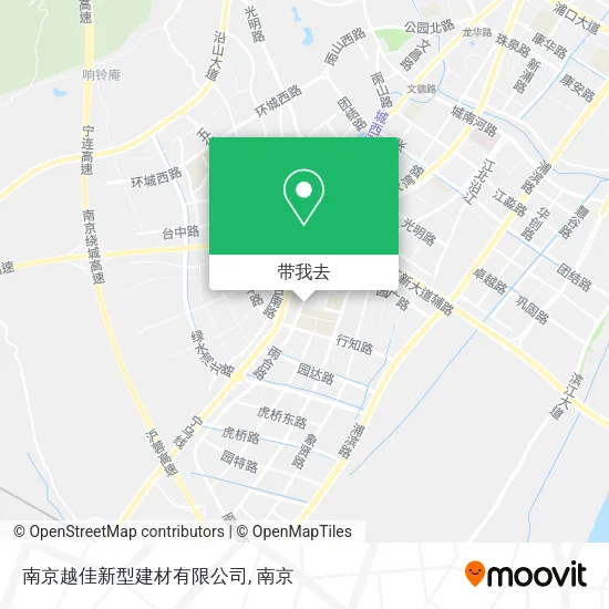 南京越佳新型建材有限公司地图