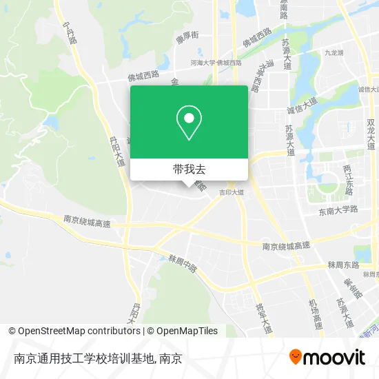 南京通用技工学校培训基地地图