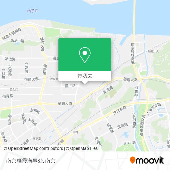 南京栖霞海事处地图