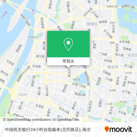 中国民生银行24小时自助服务(北圩路店)地图