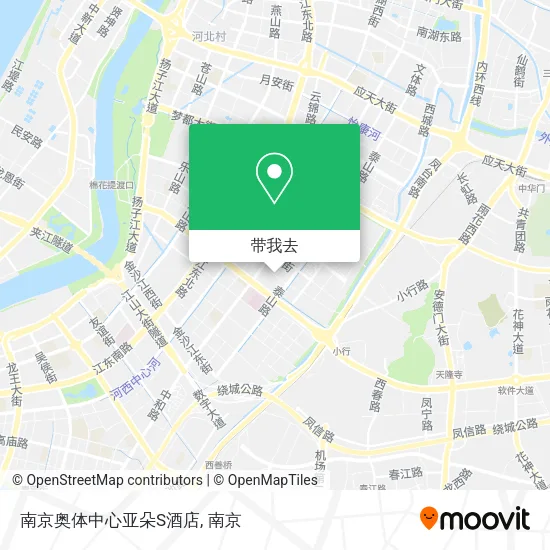 南京奥体中心亚朵S酒店地图
