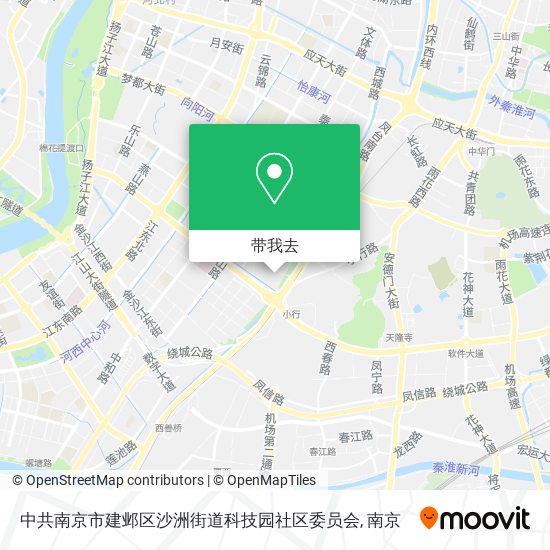 中共南京市建邺区沙洲街道科技园社区委员会地图
