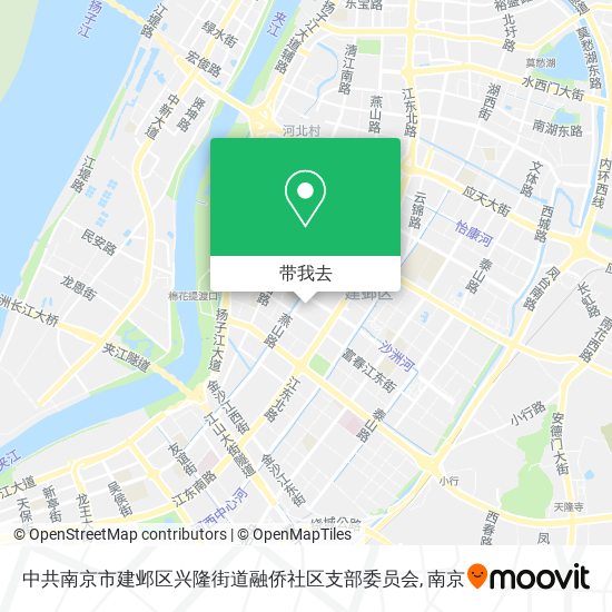 中共南京市建邺区兴隆街道融侨社区支部委员会地图