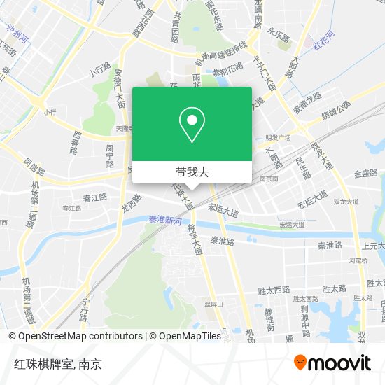红珠棋牌室地图