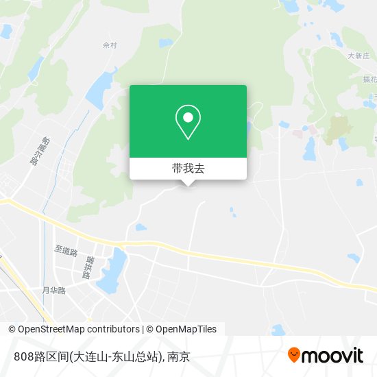 808路区间(大连山-东山总站)地图