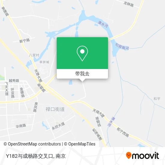 Y182与成杨路交叉口地图