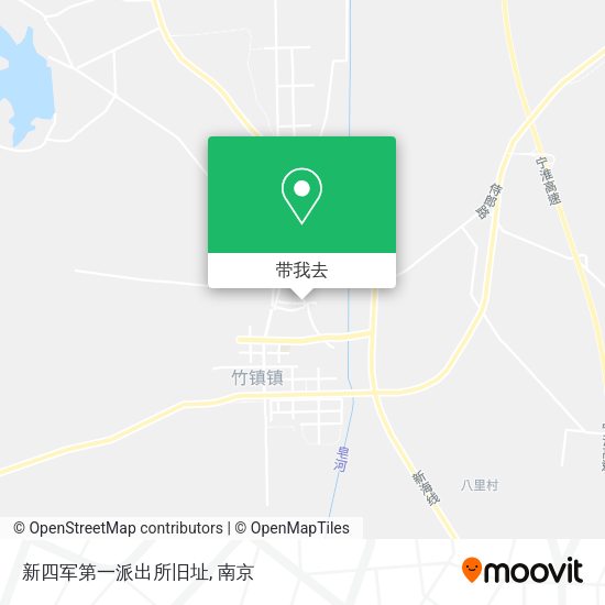 新四军第一派出所旧址地图