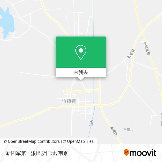 新四军第一派出所旧址地图