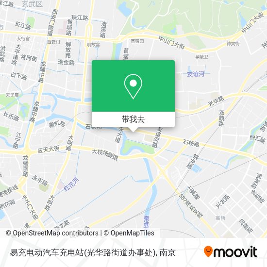 易充电动汽车充电站(光华路街道办事处)地图