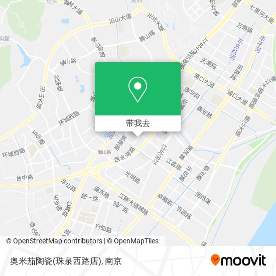 奥米茄陶瓷(珠泉西路店)地图