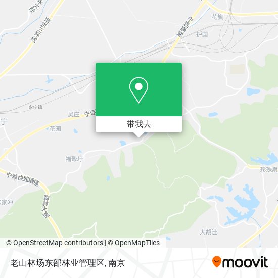 老山林场东部林业管理区地图
