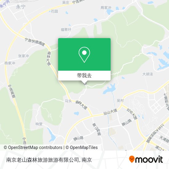 南京老山森林旅游旅游有限公司地图