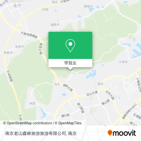 南京老山森林旅游旅游有限公司地图