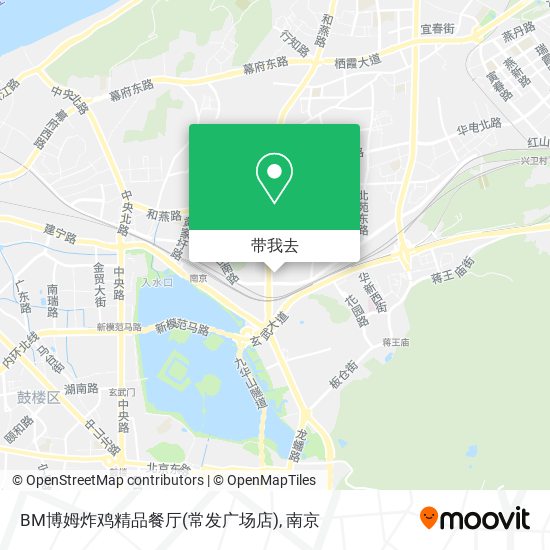 BM博姆炸鸡精品餐厅(常发广场店)地图