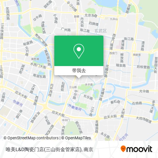 唯美L&D陶瓷门店(三山街金管家店)地图